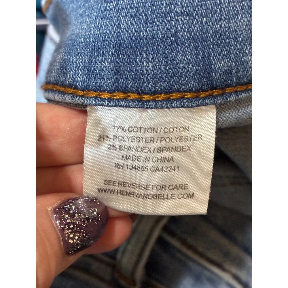 Lila‎ Ryan Stockton Skinny Jeans Light Wash Blue Denim Womens Size 30 162117